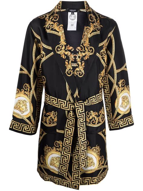 versace silk robe ebay|Versace barocco robes.